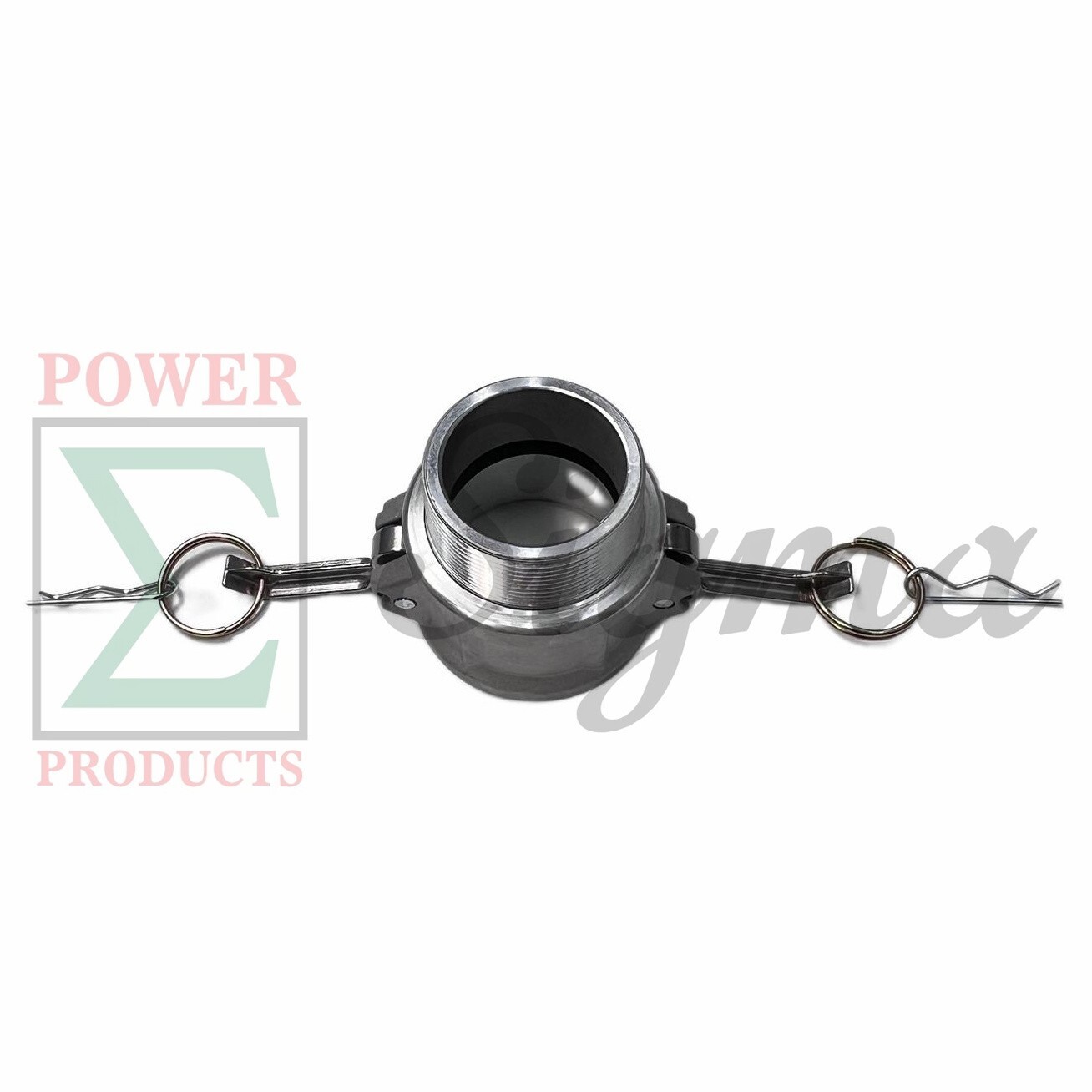 Sigma 2″ IN Aluminum Type B Camlock and Groove Hose Fitting Plug x NPT Male