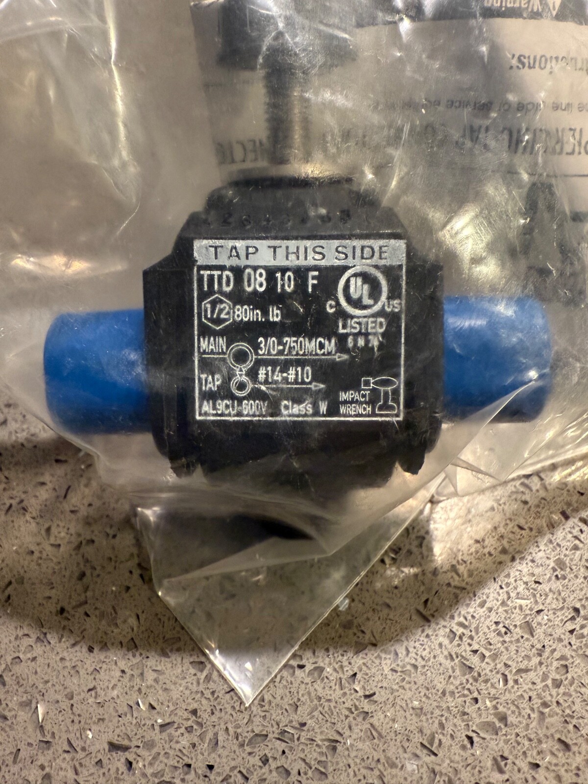 Buchanan BTAP BTC500-14 Insulation Piercing Tap Connectors. New