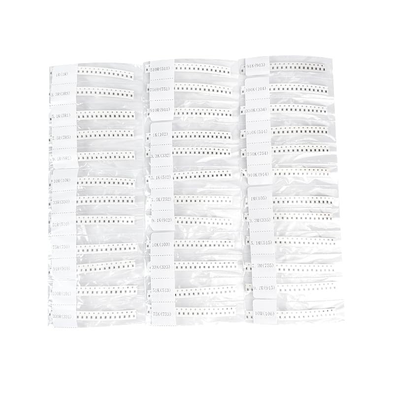 36Values 0805 SMD Resistor Kit 1R-10M Ω ohm 1/8W 0.125W ±5% Tolerance Thick…