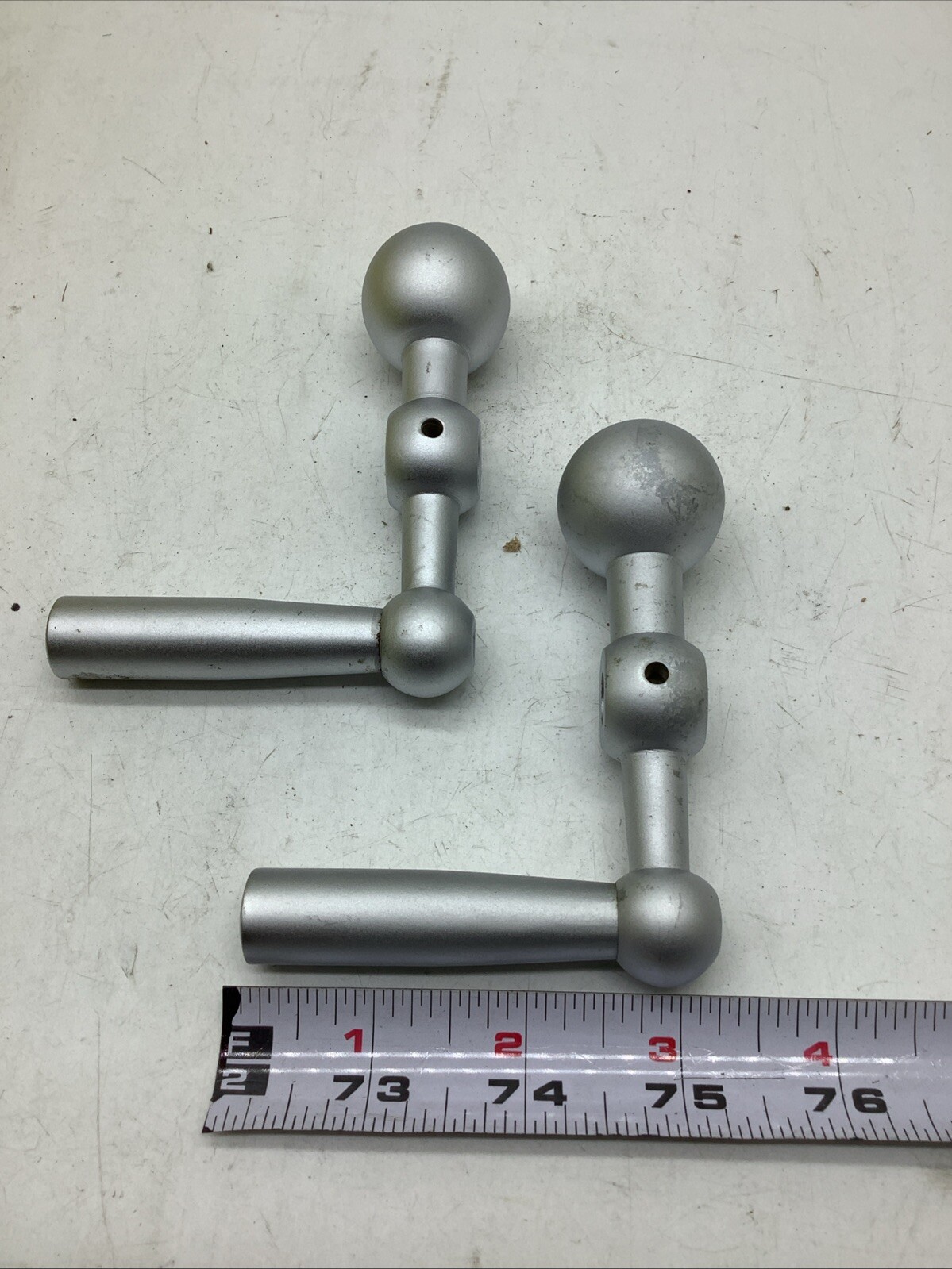 Lathe Handles,tri Ball Balanced, (2 Pc In Lot) 2568B- N Cart