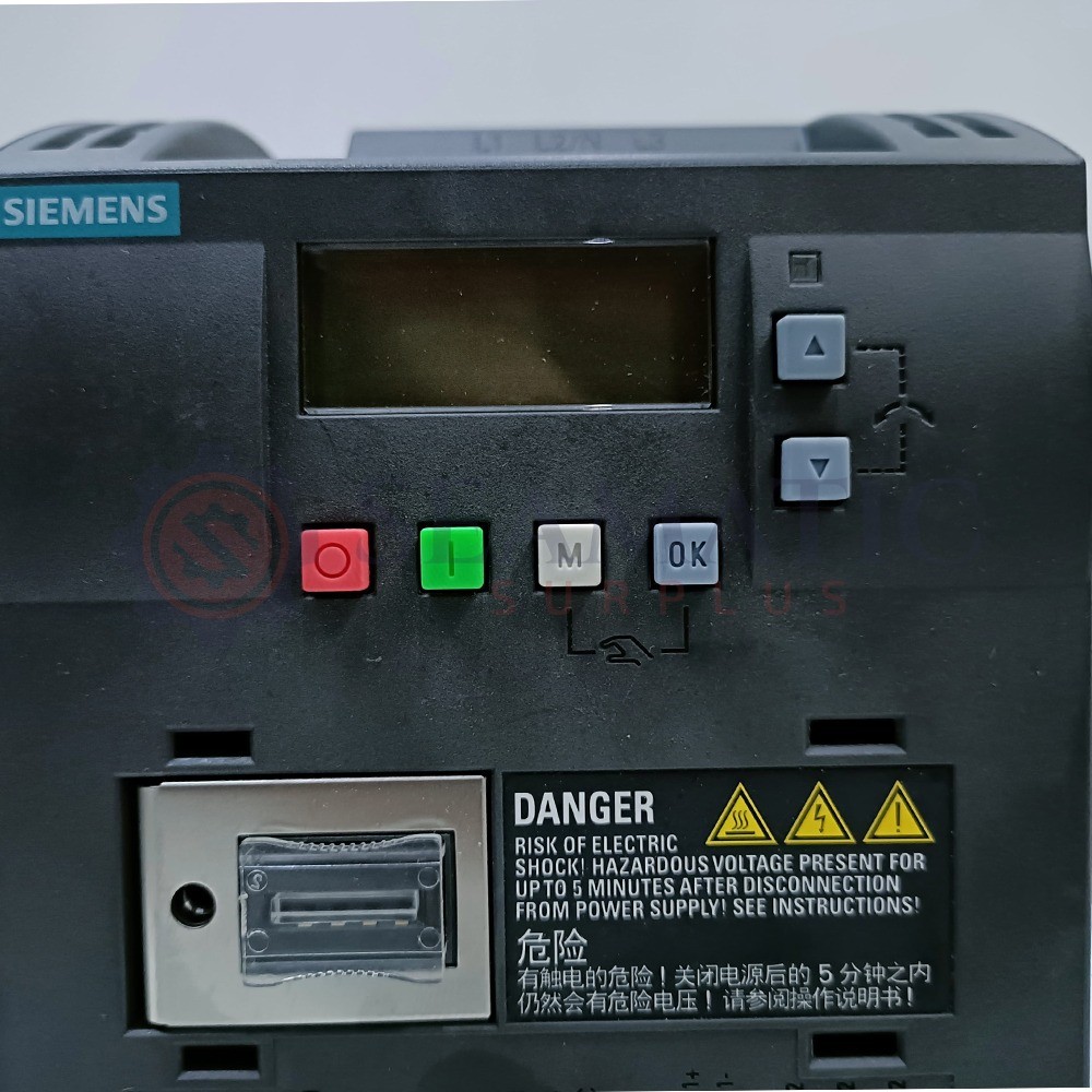 New Siemens 6SL3210-5BE23-0UV0 Inverter Drive, 3 kW, 3 Ph, 400 Vac, 7.3A, V#978