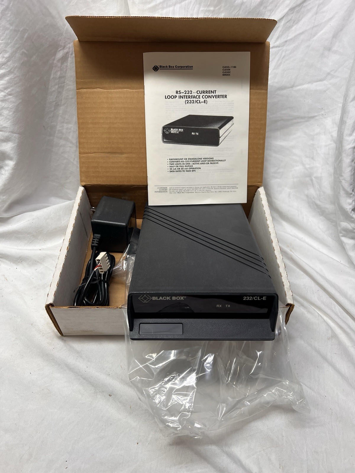 Blackbox 232/CL-E CL050A Current Loop Interface Converter