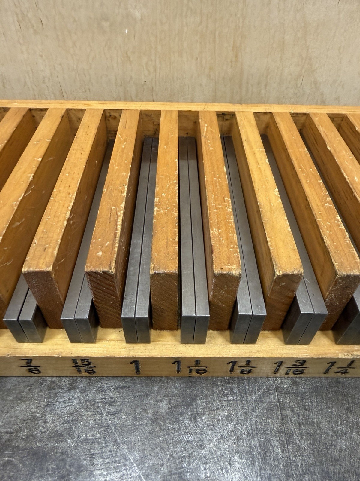 Complete Set Of Precision Parallels 1/2″ To 1-13/16″ Ralmikes/Harig