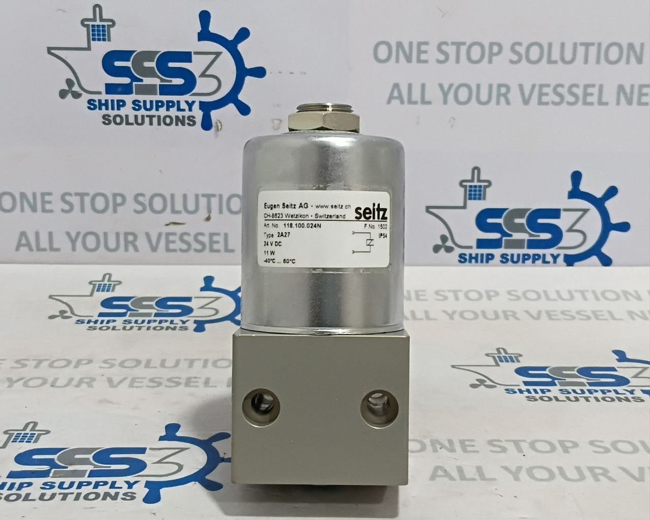 Eugen Seitz AG 117 497 00 117 Solenoid Valve Wetzikon 118 105 024N 2A27 24VDC