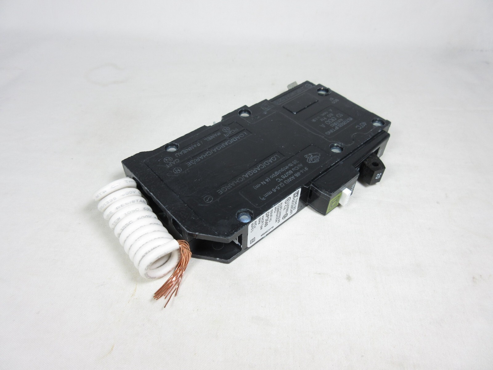 Schneider, Square D, Circuit Breaker, QO120CAFI, 20 Amps, 120 Volts, New in Box