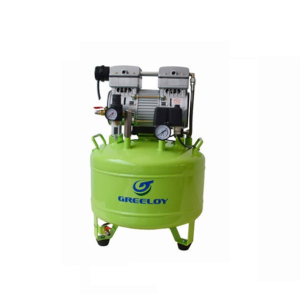 40L Low Noise Silent Oil Free Air Compressor GA-81 One for Two Dental Chair US