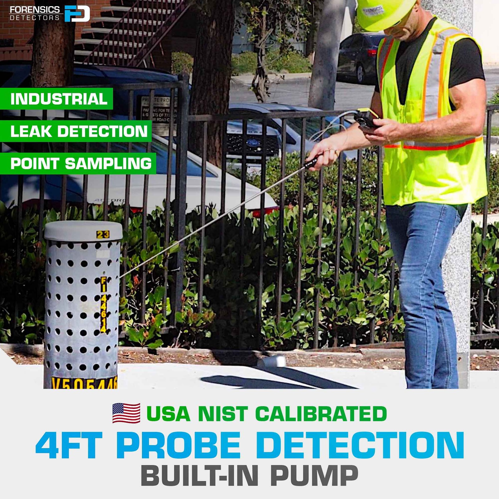 Ethylene Gas Analyzer | 0 – 100ppm | USA NIST Calibration