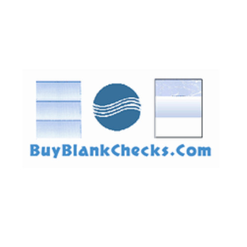 25 Blank Check Stock Paper – Check on Top – Burgundy