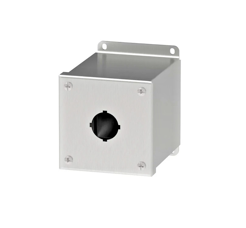 Hoffman E1PBSS Stainless Steel 30.5mm Push Button Enclosure 1 Hole, NEW