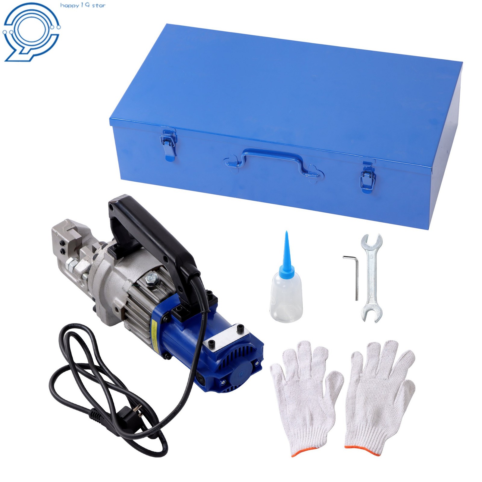 Hydraulic Rebar Cutter 1350W RC-22 3/20»-7/8» Adjustable Dust-Free Operation