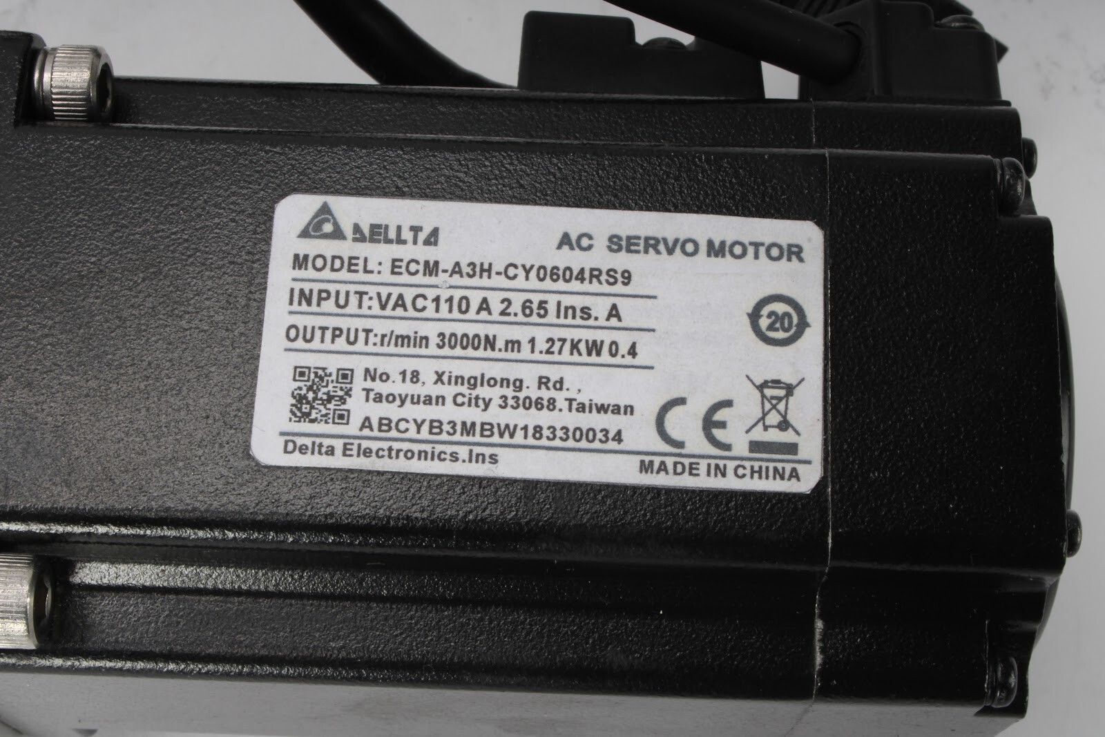 Toyo GTH8-L10-350-BC-Y20-E5 Actuator With Delta ECM-A3H-CY0604RS9 Servo Motor