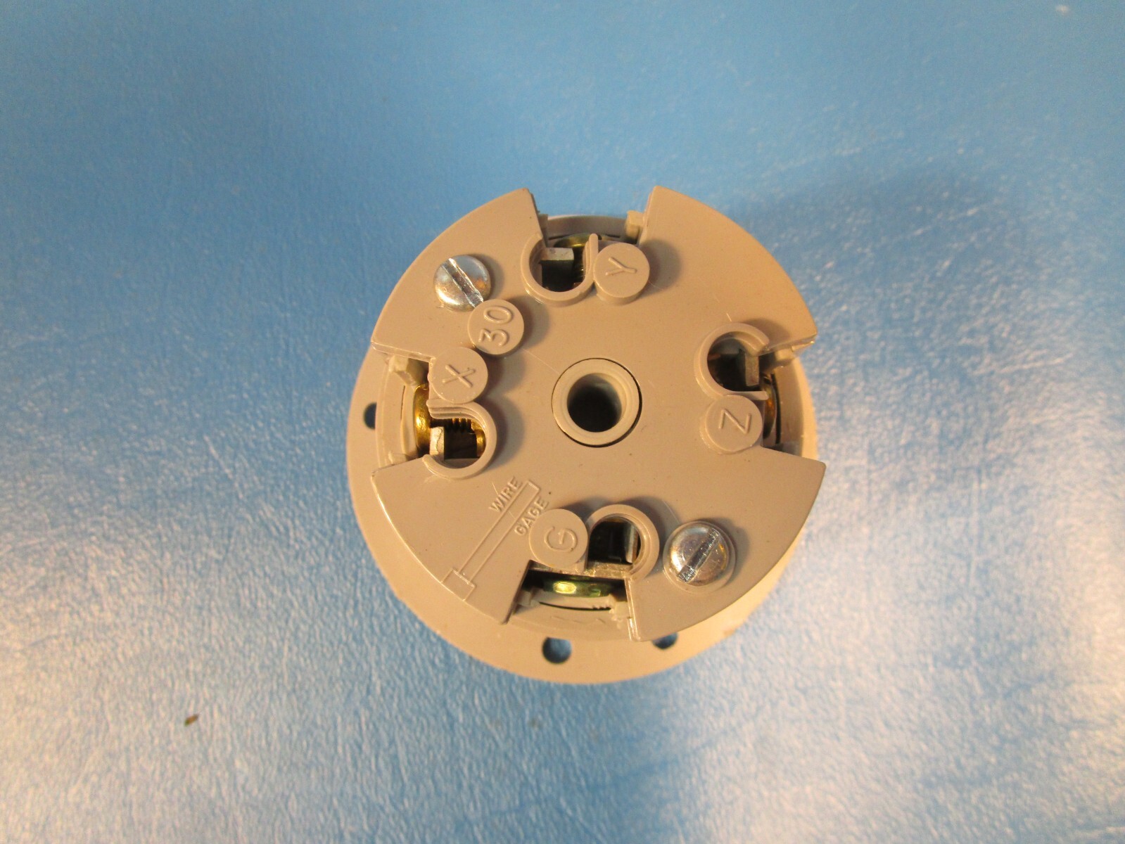 LOT OF 2 P &S NEMA L16-30, PLUG, 30A-480V-30, FLANGED INLET MALE PLUG