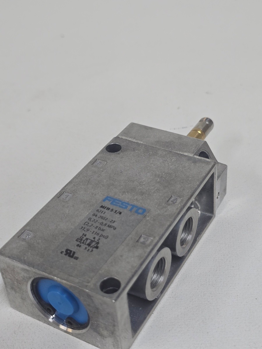 FESTO MFH 5 1/4 Solenoid Valve 5/2 6211 Pneumatic G1/4 0.2 to 0.8 MPa
