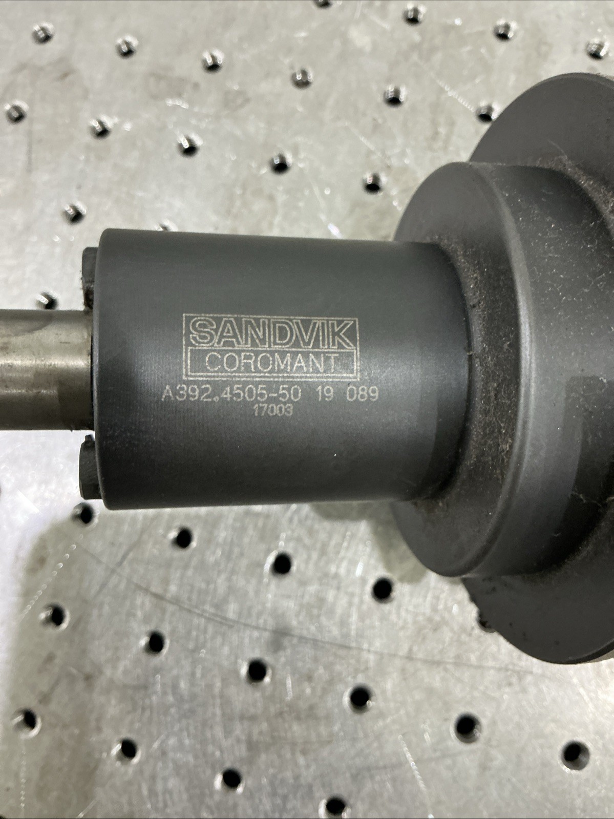 SANDVIK A392.4505-50 19 089 3/4” Arbor Shell Mill Tool Holder CAT50 3.5” Proj