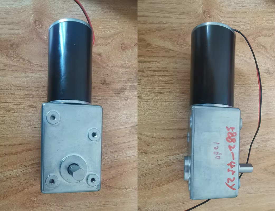 DC12V 24V Strong Torque Metal Turbo Worm Gearbox 250kg.cm Self-Lock Gear motor