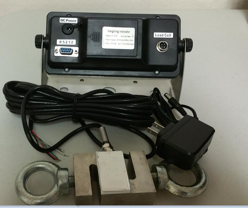 Crane Scale 1000 lb x 0.1 lb, S type Load cell 1000 lb,Digital Indicator,NEW