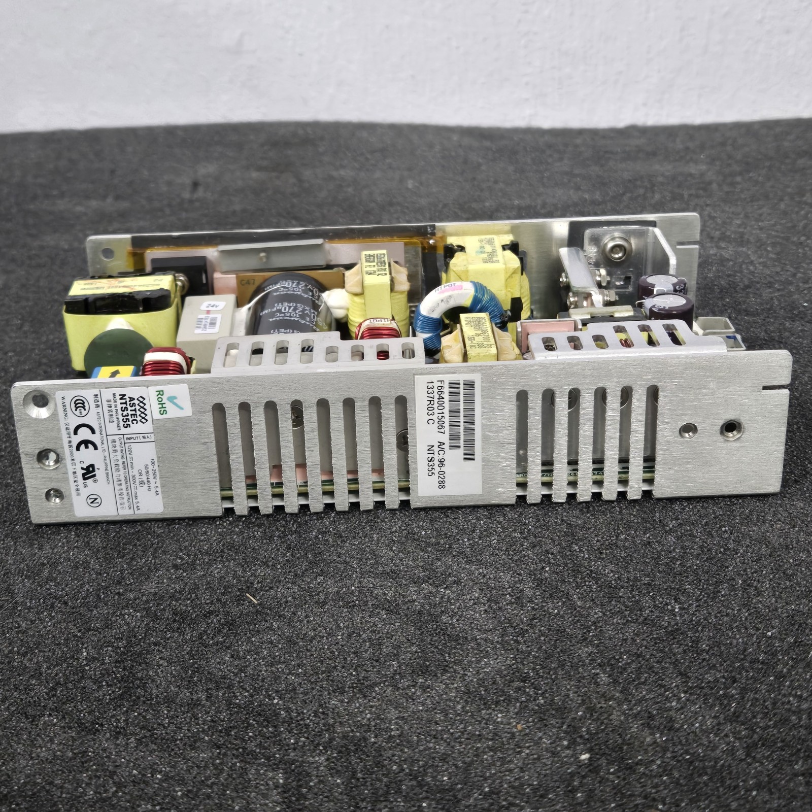Astec Artesyn NTS355 Power Supply 24V 8.3A Convective/14.6A Fan Cooled 200/350W