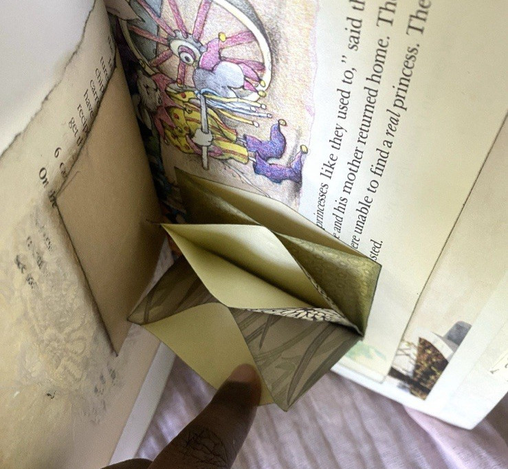 Handmade Shabby Chic Layered Junk Journal – Romantic Floral Scrapbook Diary Book