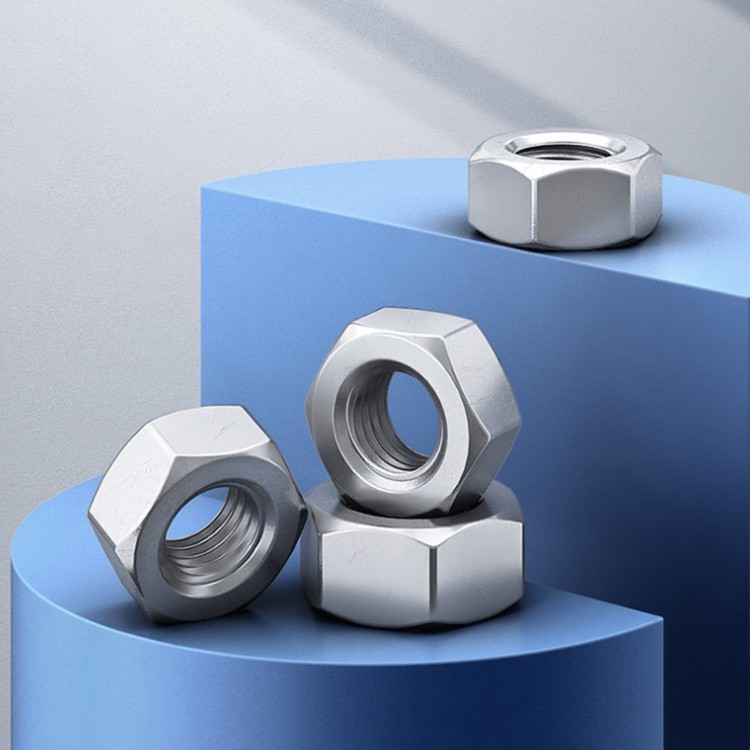 Hex Nuts DIN934 Full Thread Hexagon Nut A2 304 Stainless Steel M1.0-M64 ALL Size