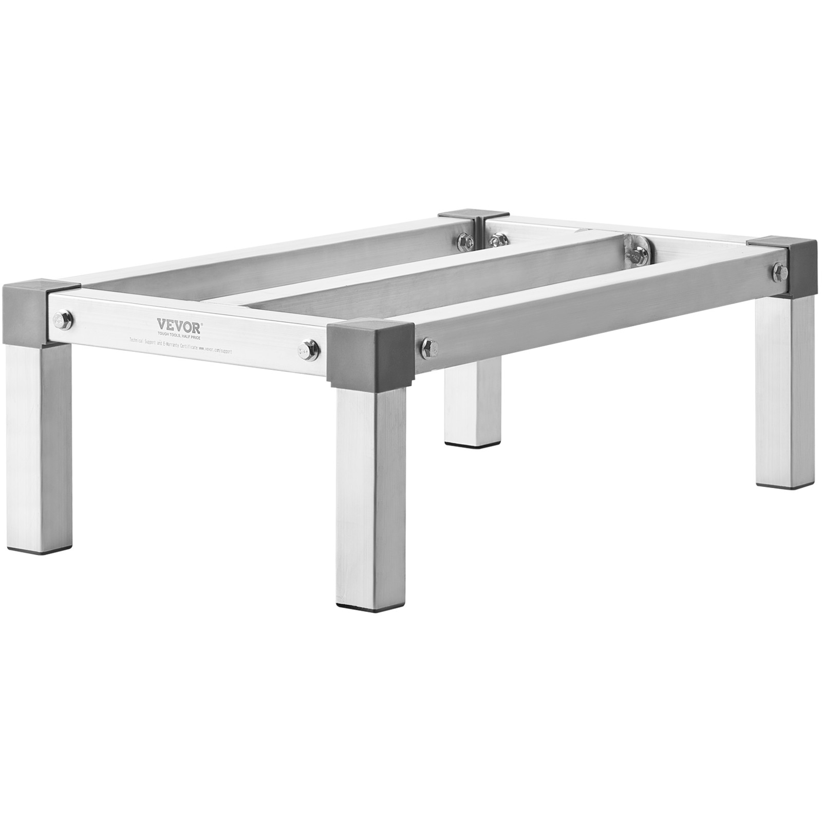 VEVOR Aluminum Dunnage Rack Stationary Dunnage Rack 24” x 14” x 8” Storage Rack