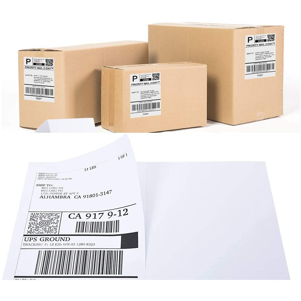 8.5″ x 5.5″ Half Sheet Self Adhesive Shipping Labels For Inkjet & Laser Printer
