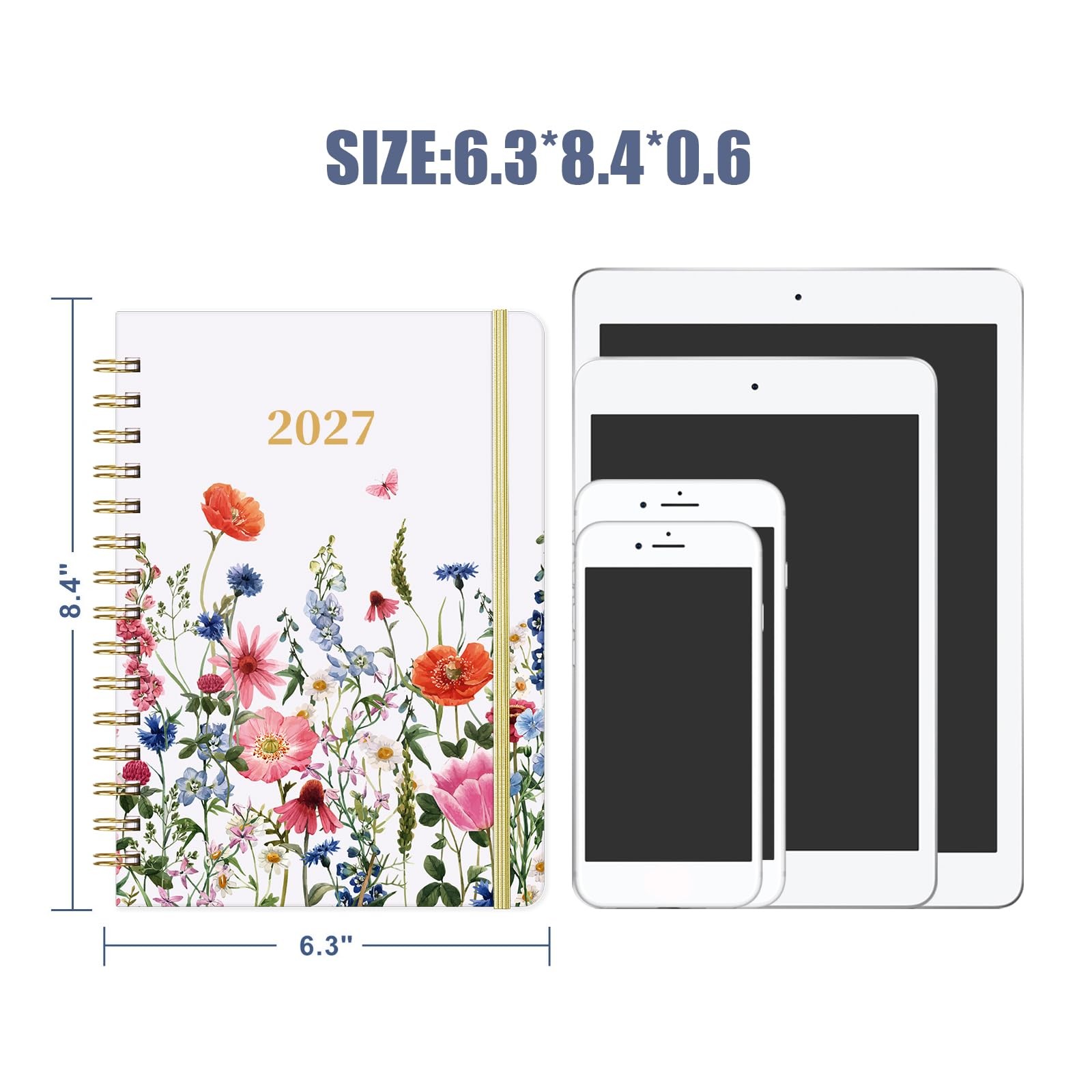 2027 Planner – 2027 Planner Weekly and Monthly, Jan 2027 – Dec 2027,2027 Cale…