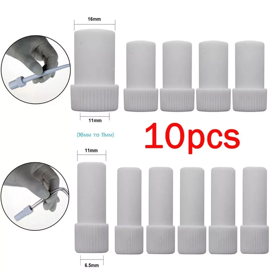 Dental Suction Tube Convertor Saliva Ejector Strong HVE Weak SE Hose Adaptor