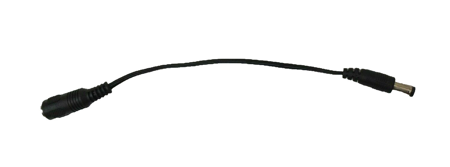 3.5mm TS Female Socket Jack to 5.5mm x 2.1mm Male Barrel DC Power Adapter Cable