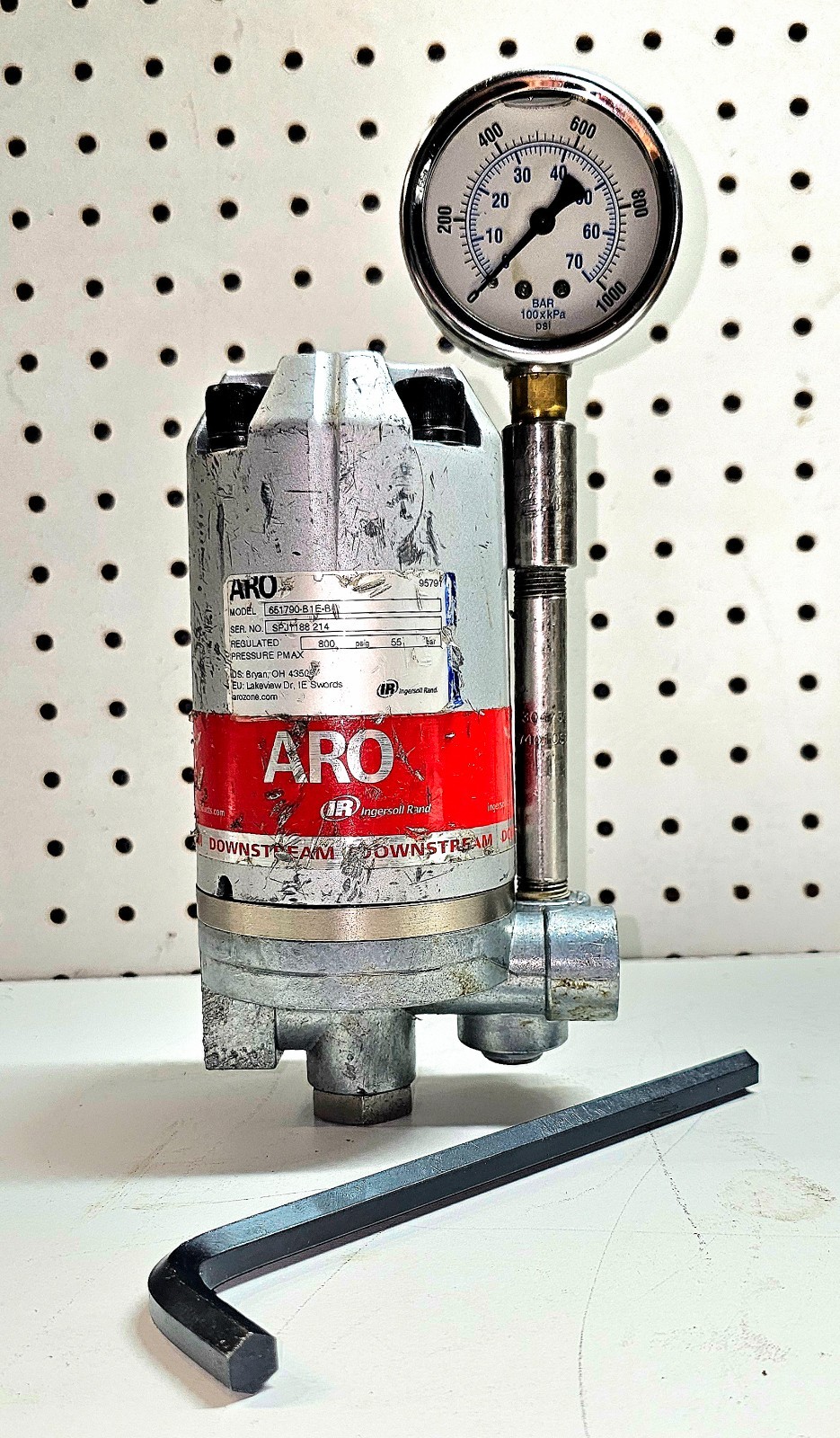 Ingersoll-Rand ARO 651790-B1E-B Downstream Regulator 100-800psi REFURBISHED