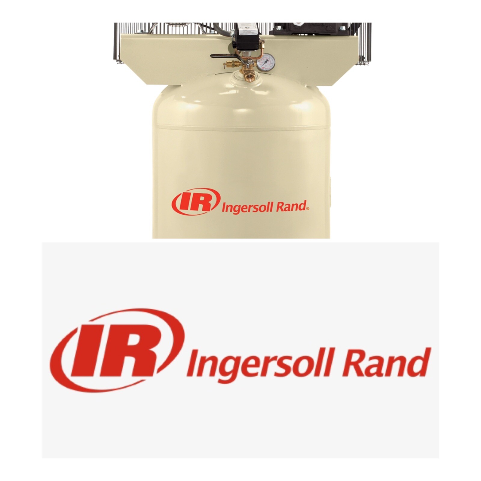 18” Red IR Ingersoll Rand Sticker Air Compressor Bobcat Decal Replacement