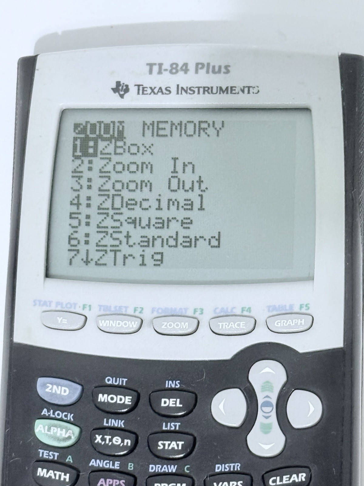 Texas Instruments TI-84 Plus Graphing Calculator Tested And Works Great ( 1 )