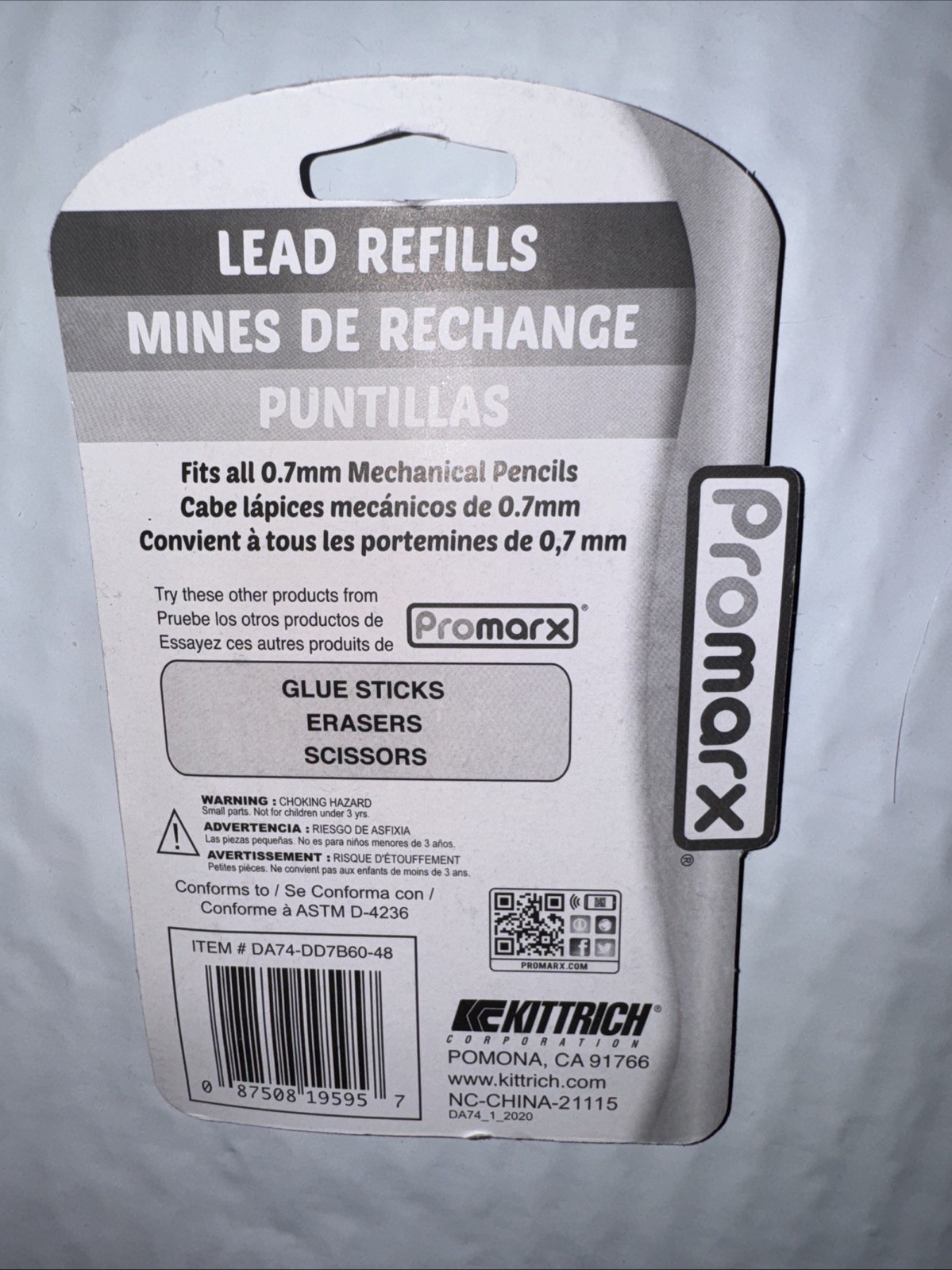 Promarx Lead Refills HB#2 0.7MM Quantity 60 NEW KITTRICH for mechanical pencils