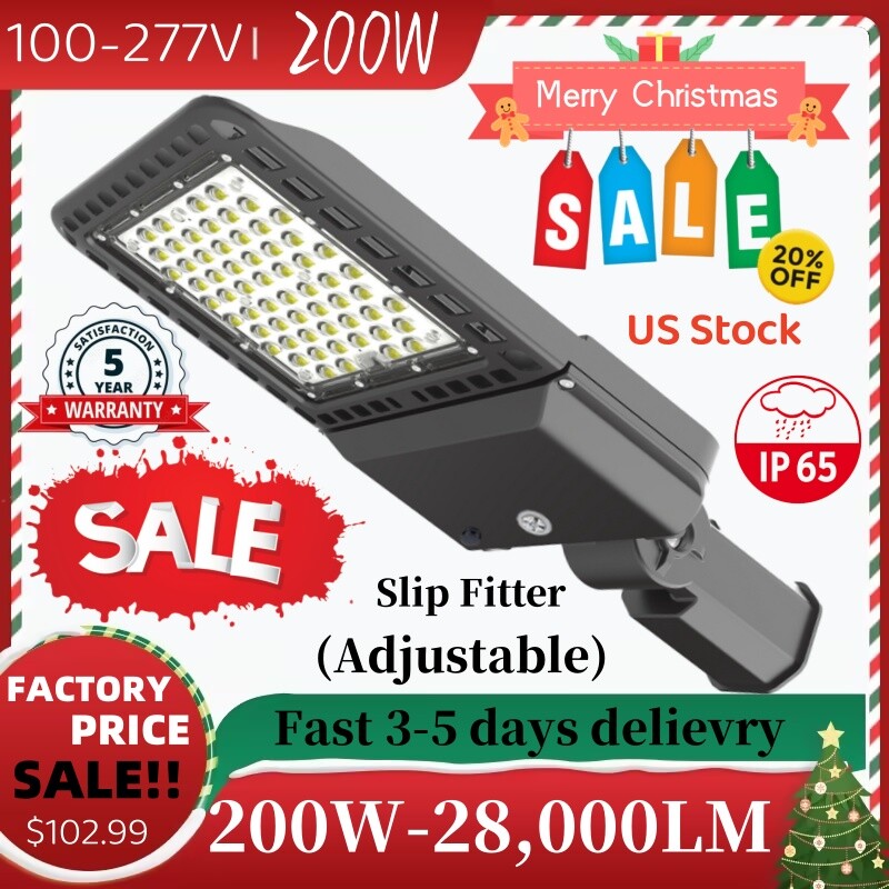 200W led Parking lot Light Street Shoebox Pole Light Commercial Led Stadium Lamp