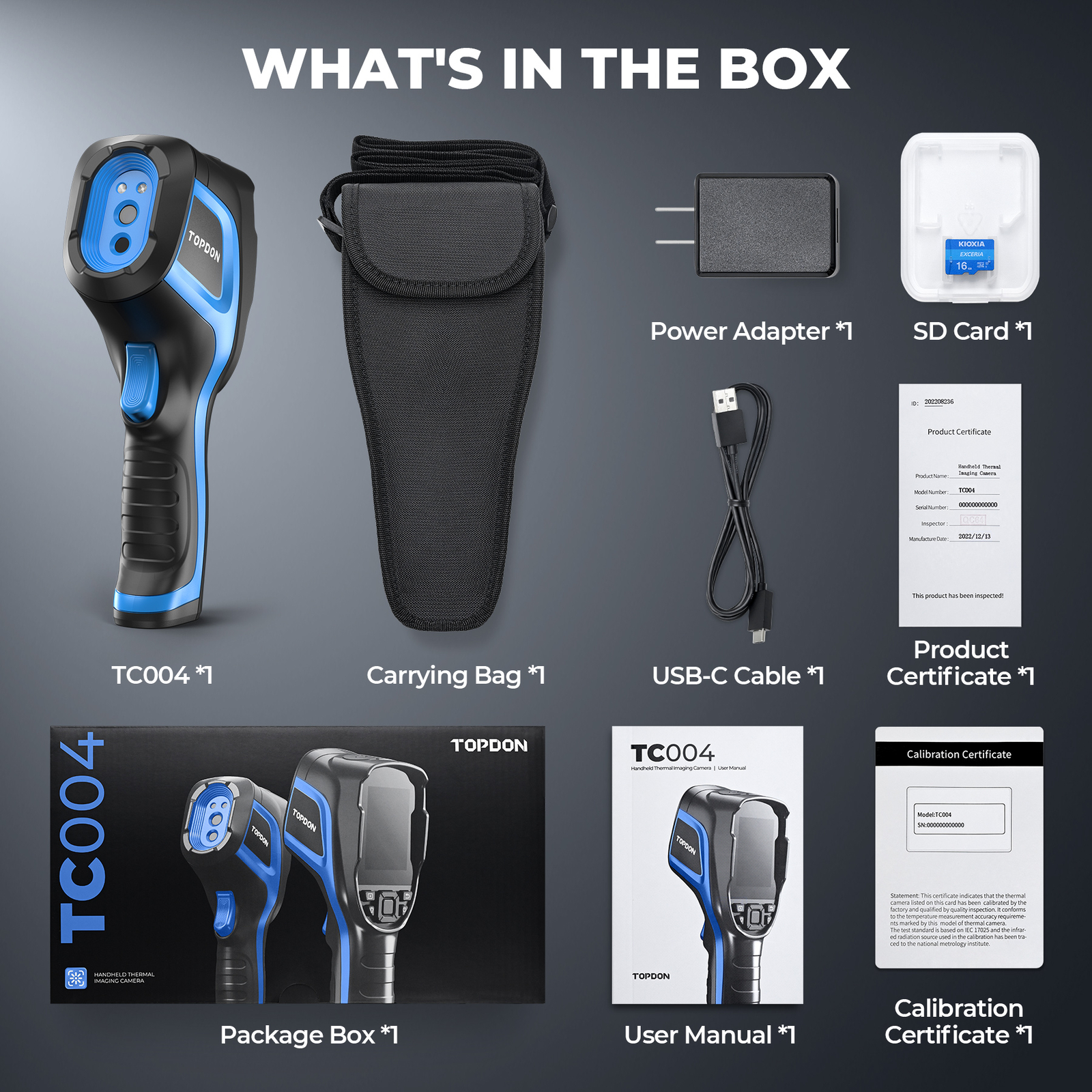 TOPDON Thermal TC001 PLUS Compact Night Vision USB-C Thermal Imaging Camera