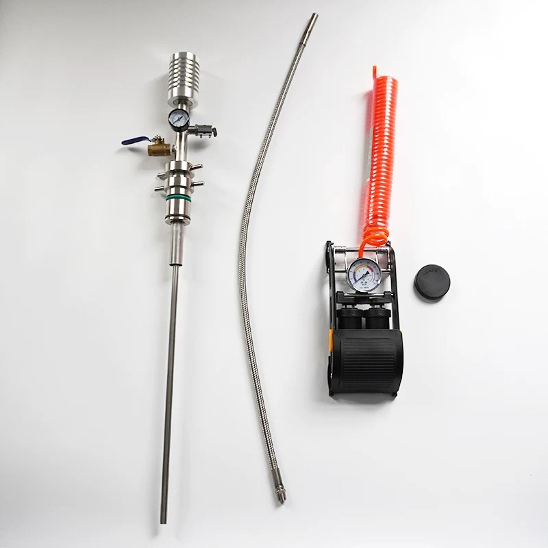 Pedal Type Liquid Nitrogen Pump Cryogenic Pump LN2 Tank Foot Pump 50mm Caliber