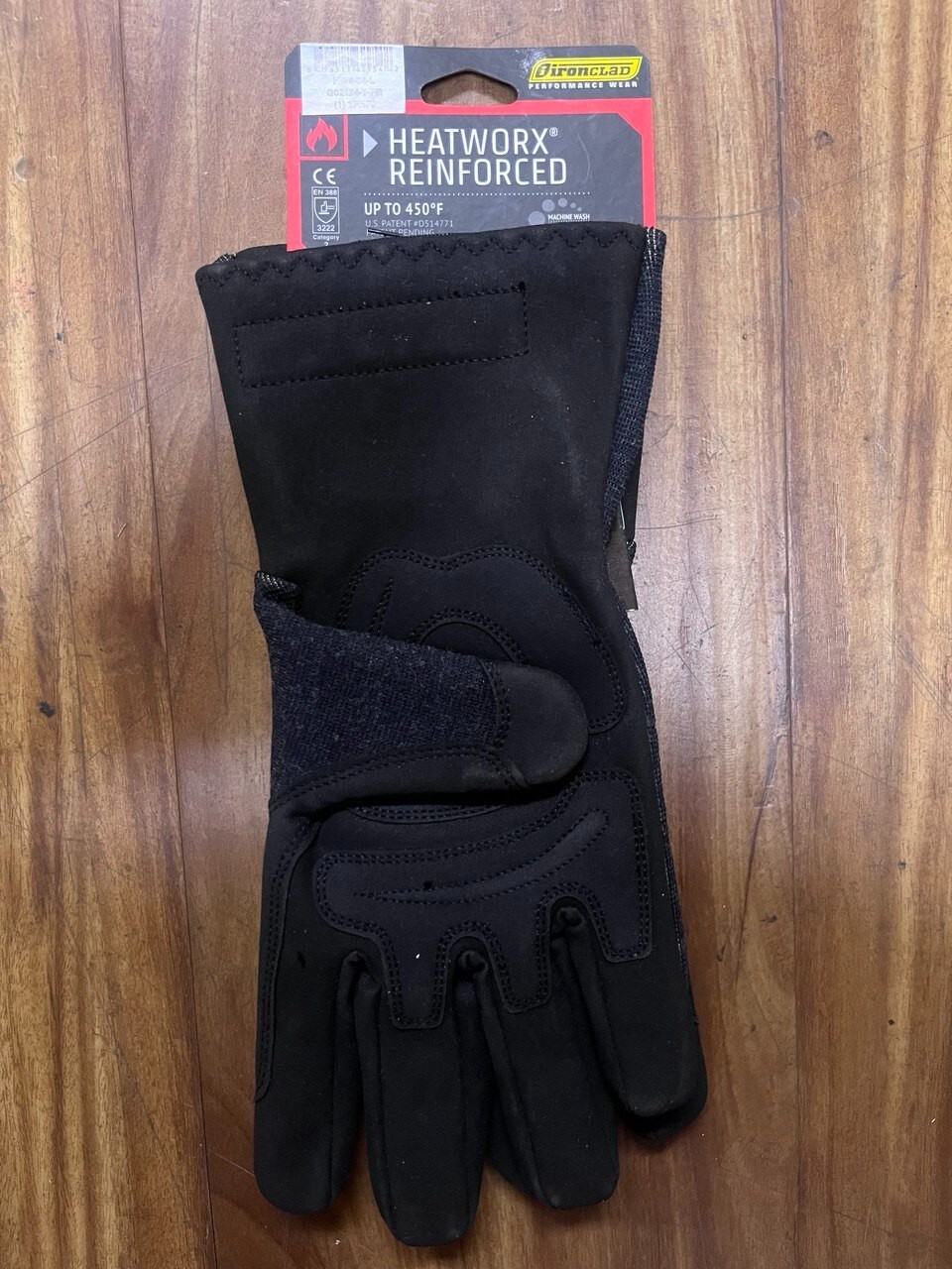 Ironclad Heat Resistant Mechanic Fabricator Performance Gloves w/Kevlar Hw4-04-L
