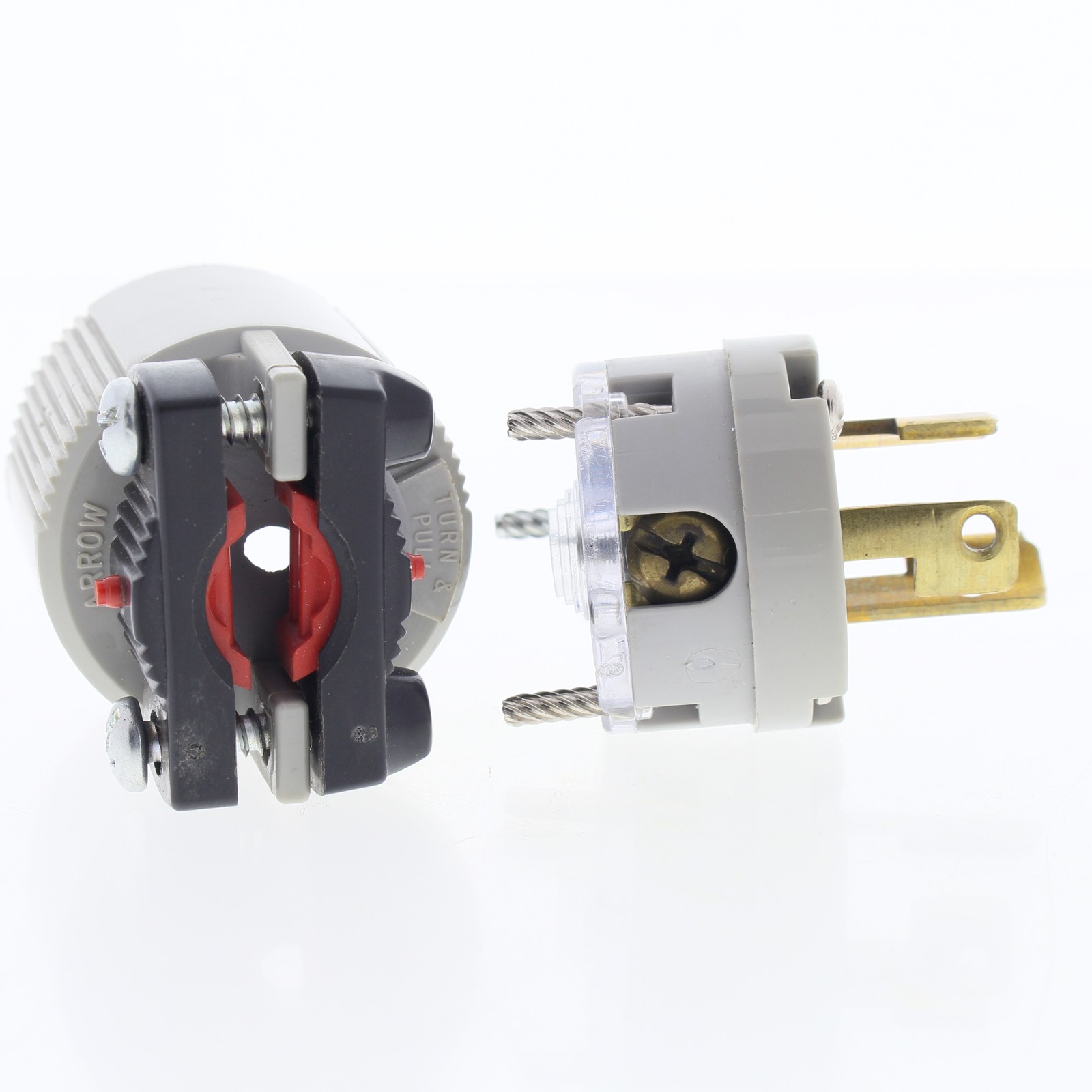 Arrow Hart L6-15 Locking Plug Hart Lock NEMA L6-15P 15A 250V AH6565