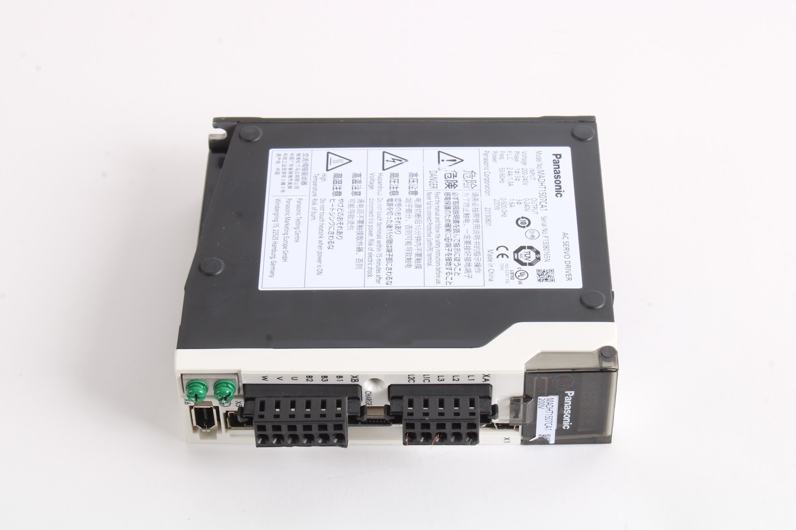 Panasonic MADKT1507CA1 200W AC Servo Drive W/ Connectors