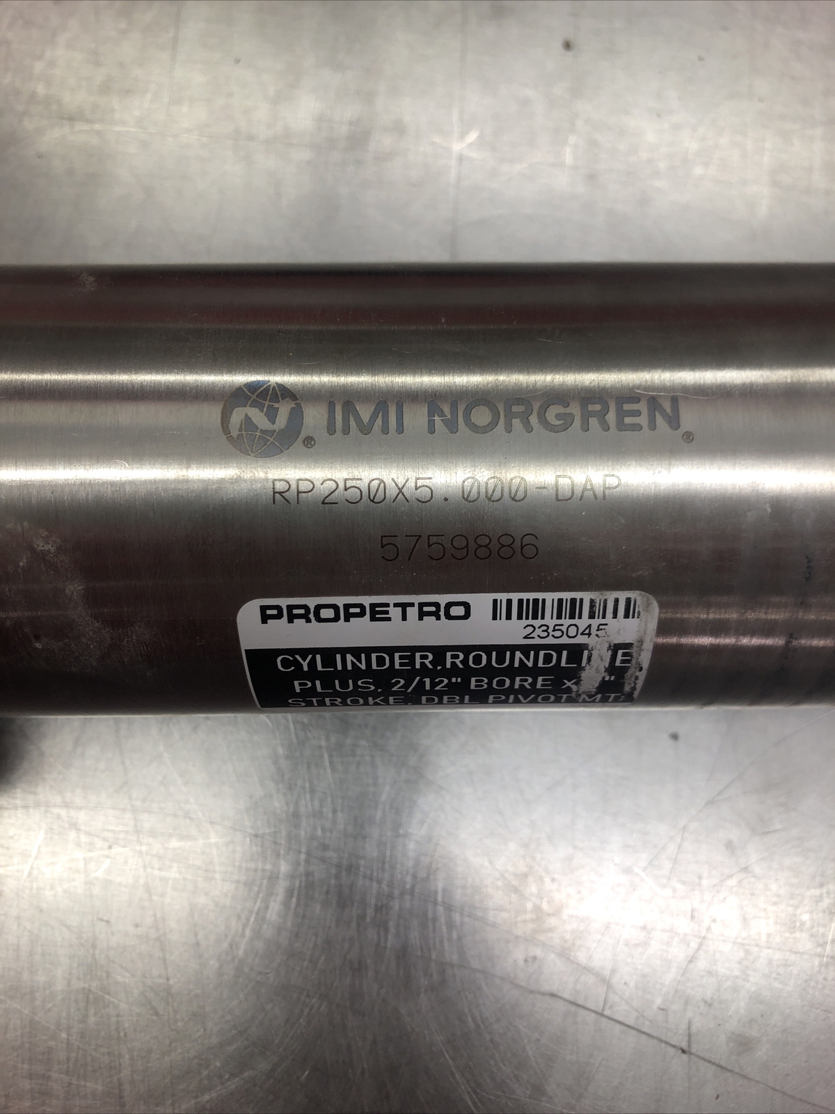 Imi Norgren Cylinders 2.5″ Dia. 5” Stroke RP250x5.000-Dap