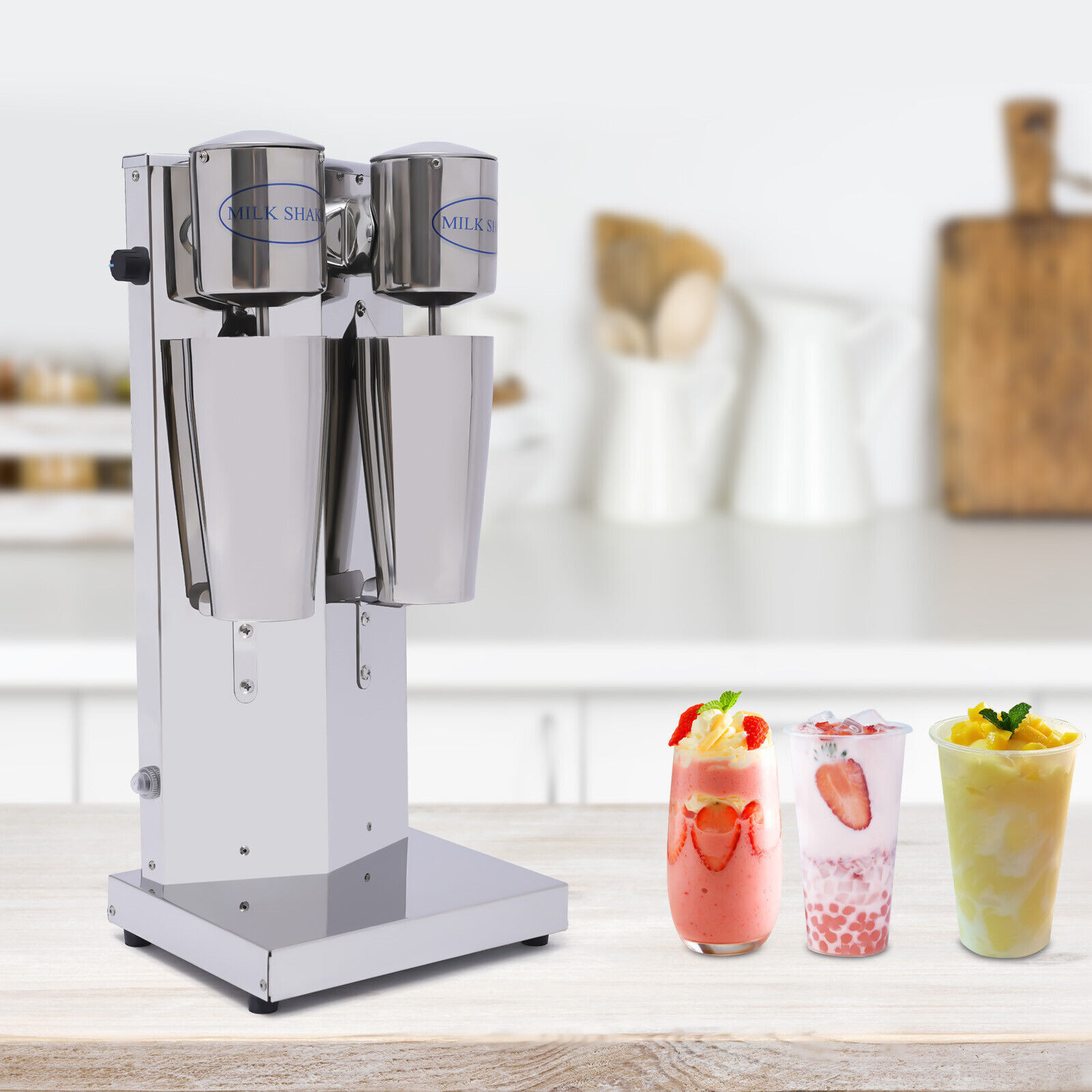 800ml Milk Shaker Machine Commercial Stainless Steel Milk Shaking Drink Mixer
