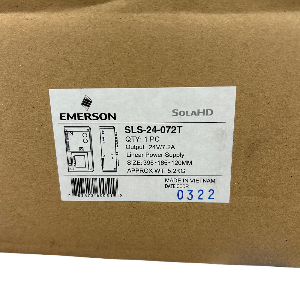 SolaHD SLS-24-072T 24V 7.2A 173W Chassis Mount Switching Power Supply