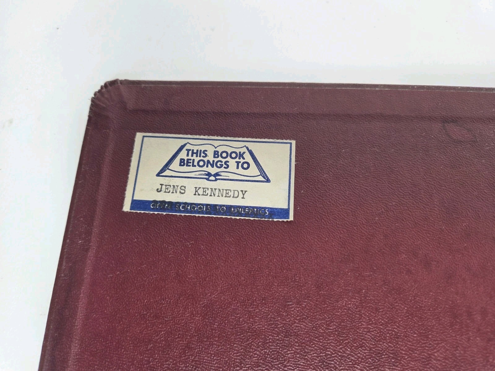Vintage Boorum & Pease Ledger Book Case Notebook Hardcover Shell Only Maroon