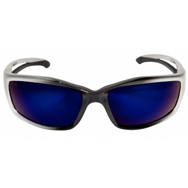Edge Eyewear Sk118 Safety Glasses, Blue Anti-Scratch