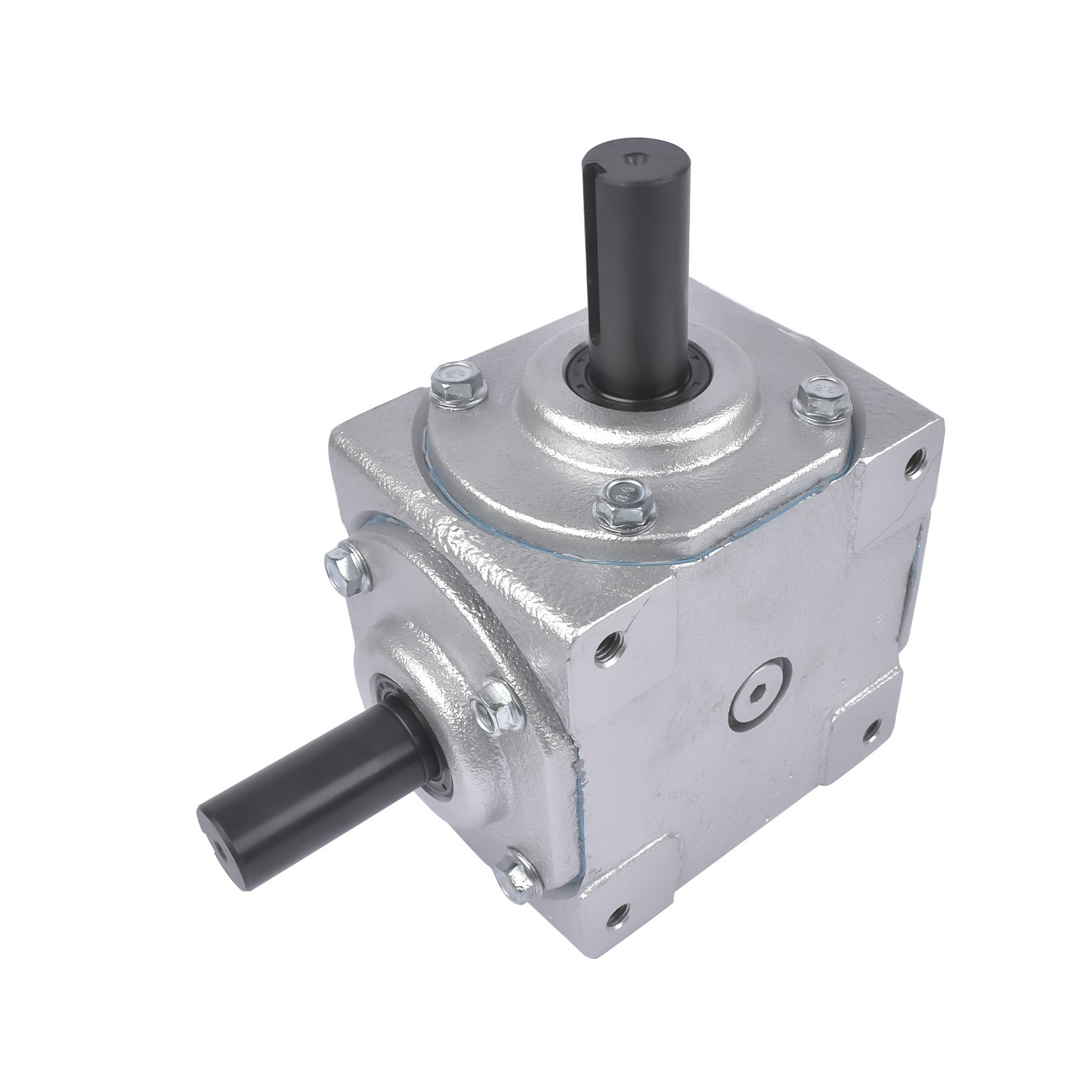 Heavy-Duty Right Angle Gearbox 40HP CW/CW 19455-SR-KW-KW-GR Industrial Machinery
