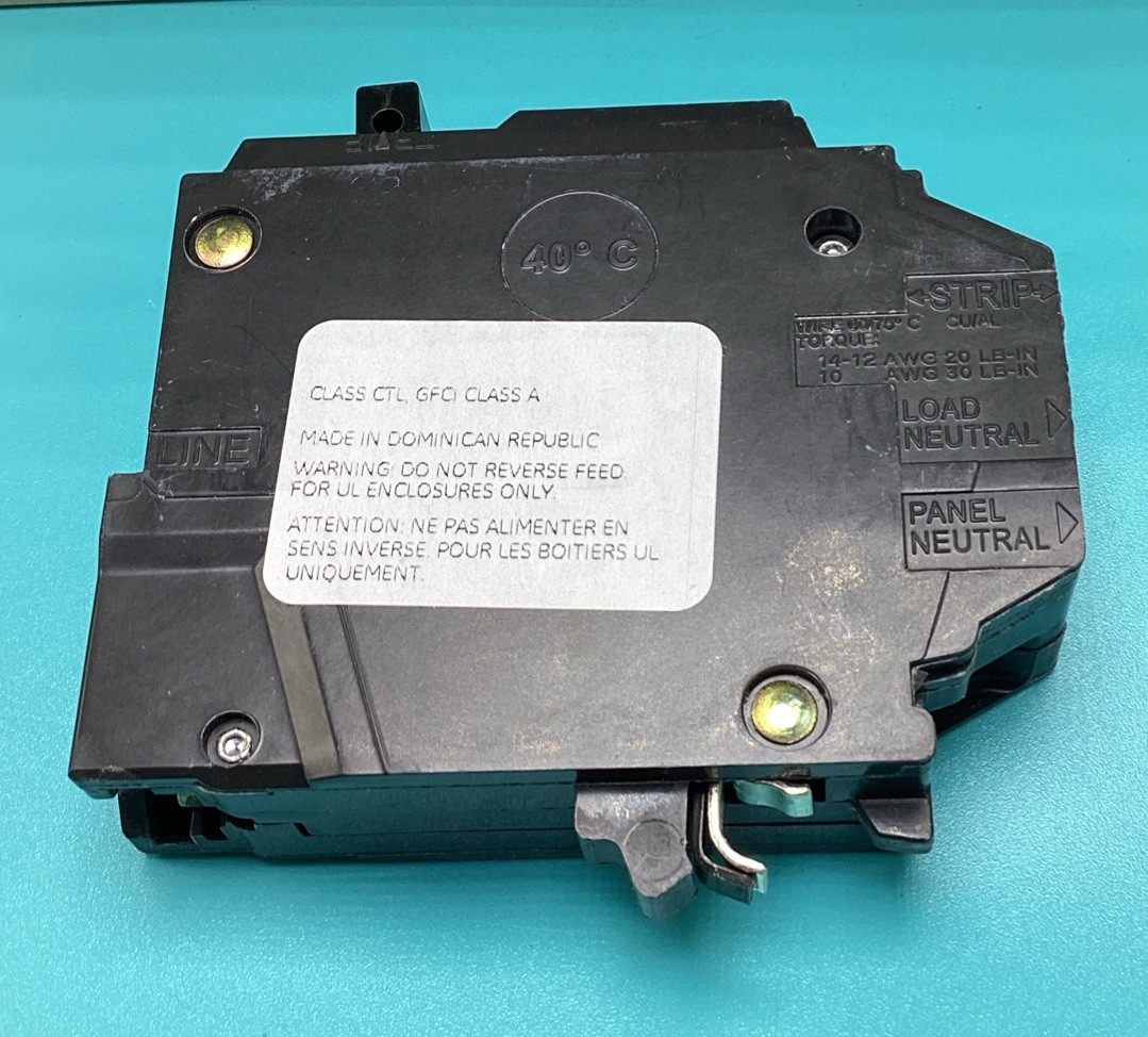 New Circuit Breaker GE THQL1120PDF 20 Amp 1 Pole 10kA Plug On Neutral AFCI/GFCI