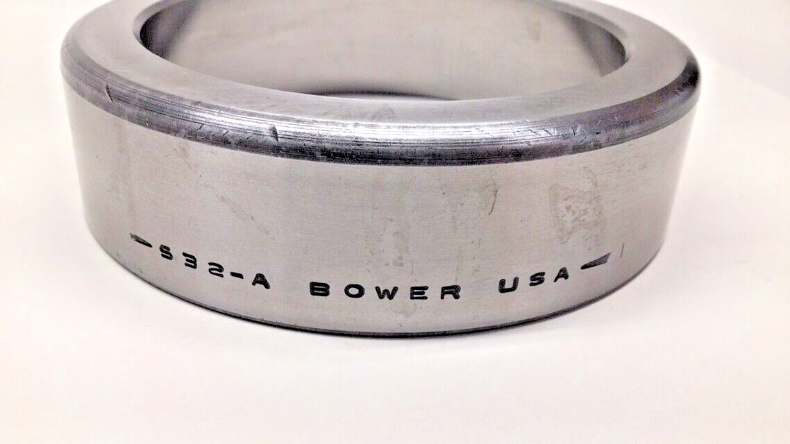 Bower BCA 532-A Tapered Roller Bearing Cup Race 4.3750 OD x 1.1875 Width