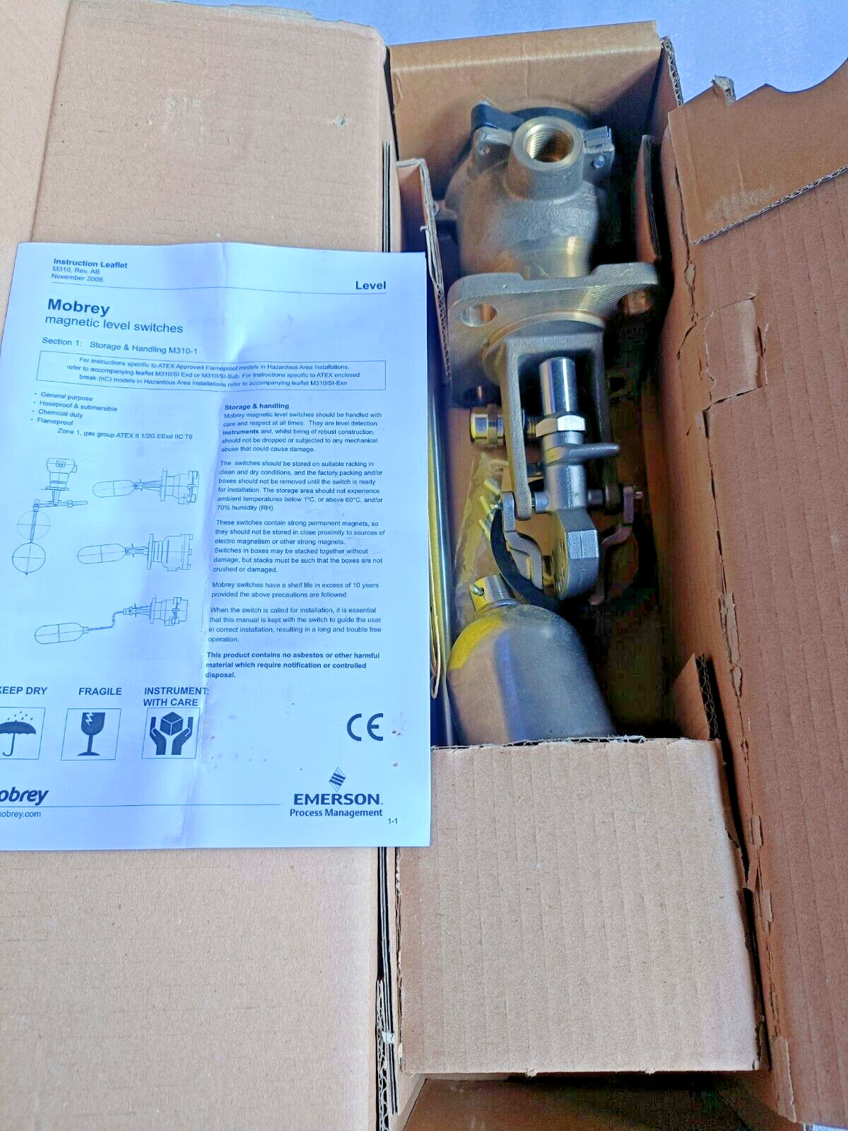 MOBREY S01DB/F68/4/RS LEVEL SWITCH New Free Fast Shipping