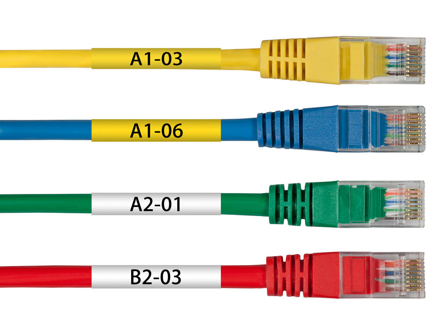 5PK For DYMO Rhino 4200/5200 Heat-Shrink Tube 18056 Industry Label Tape 1/2″x5′