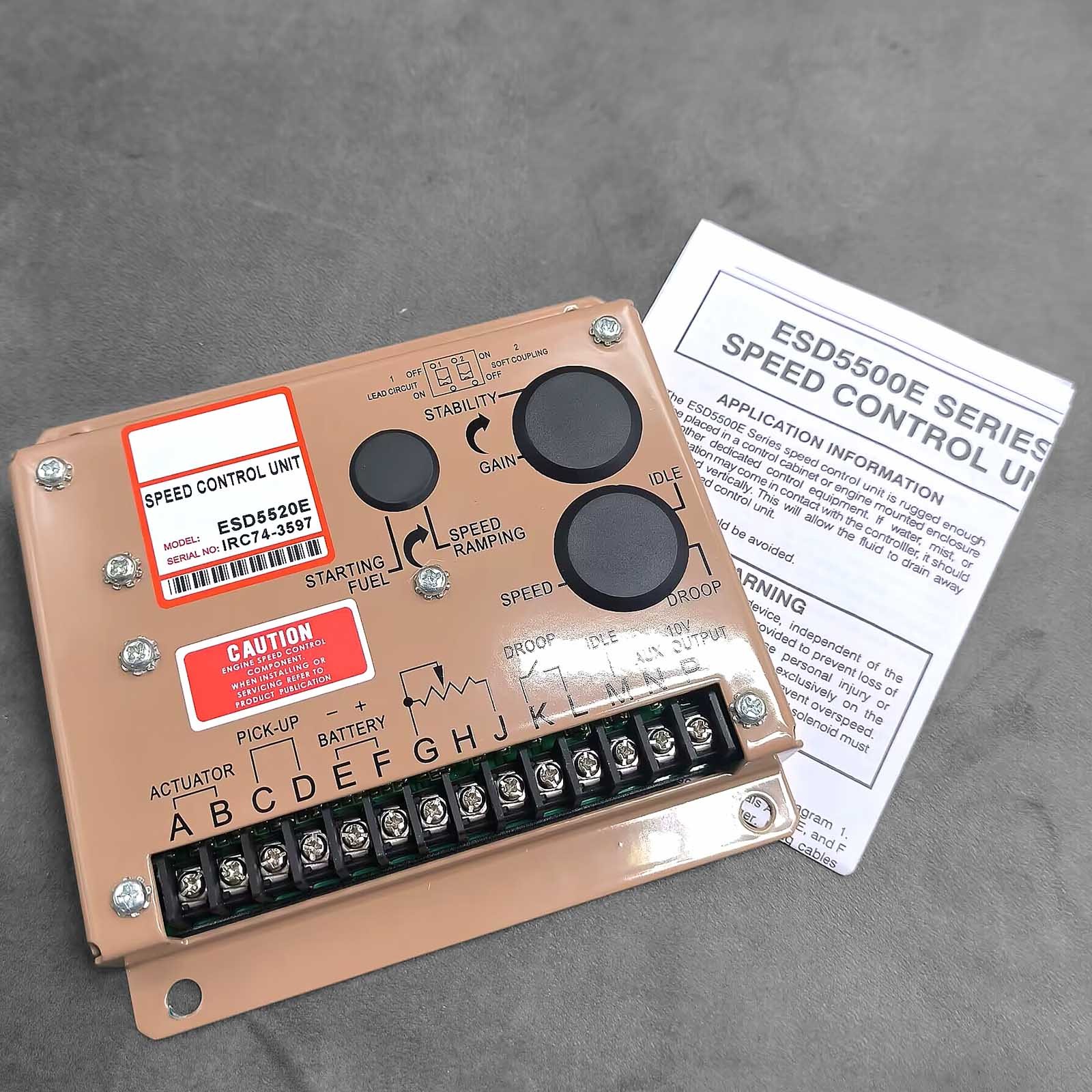 ESD5520E Engine Speed Control Unit Governor Controller compatible Generator