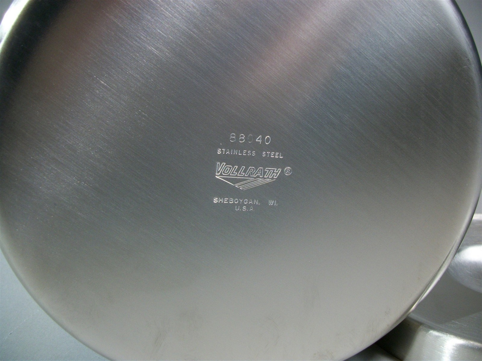 Lot of 6 Vollrath Dressing Jar Stainless Steel #88040 4.5 Quart Medical Kitchen